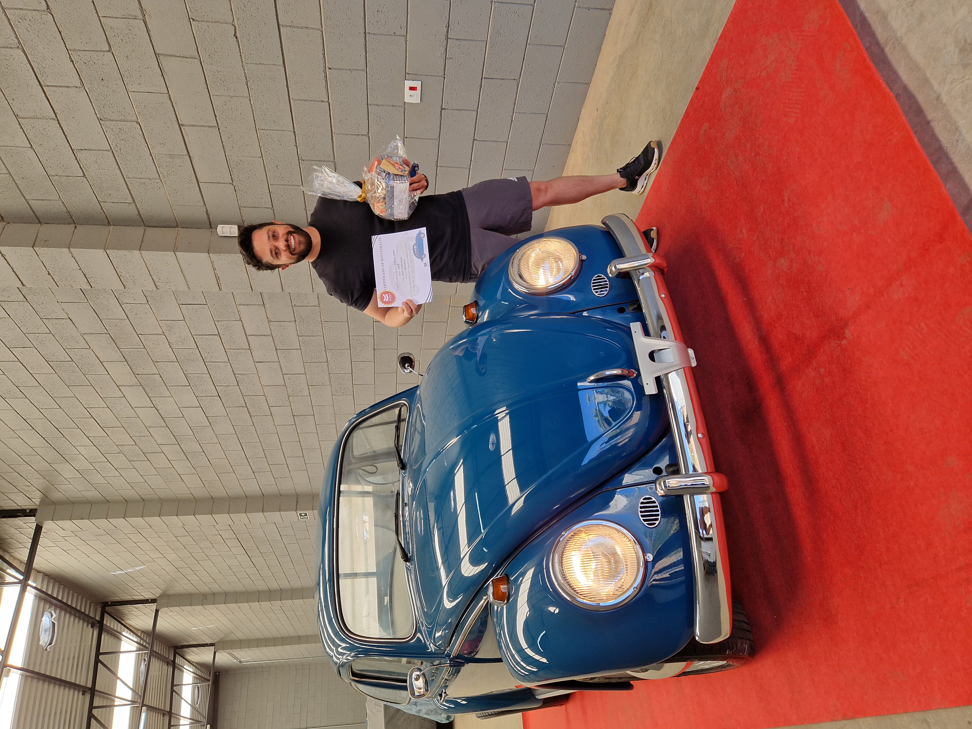 Fusca Azul Atlântico — Volkswagen · Fusca · 1968